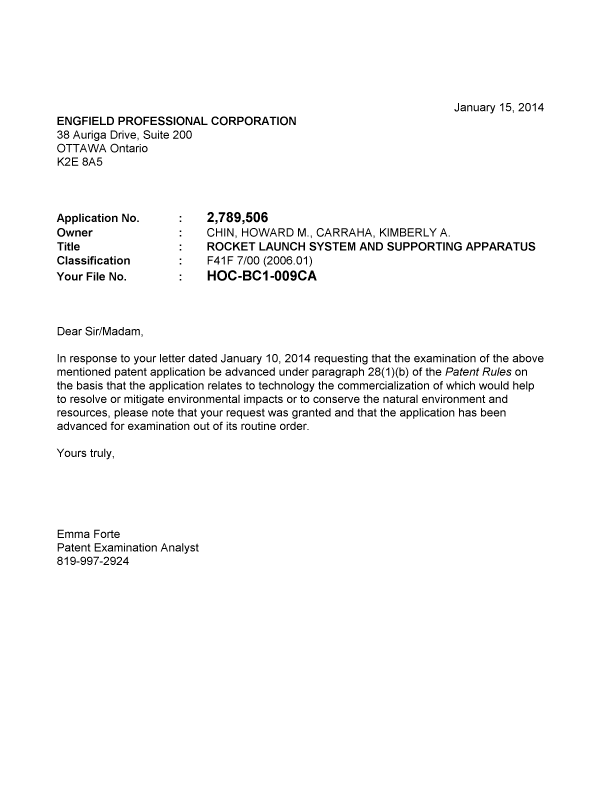 Canadian Patent Document 2789506. Prosecution-Amendment 20140115. Image 1 of 1